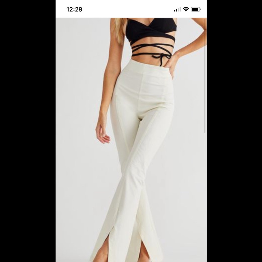 ISO NOT FOR SALE! does anyone have an Xs free people real deal slot pants?